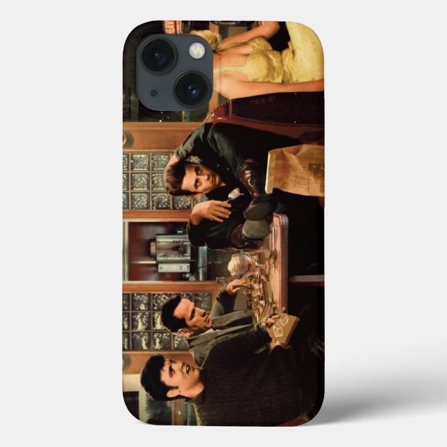 Blue Plate Case-Mate iPhone Case (Back)