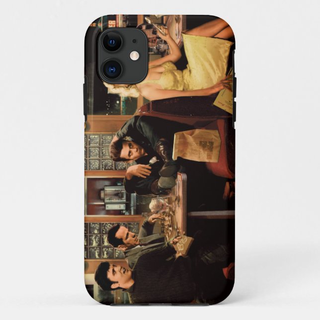 Blue Plate Case-Mate iPhone Case (Back)