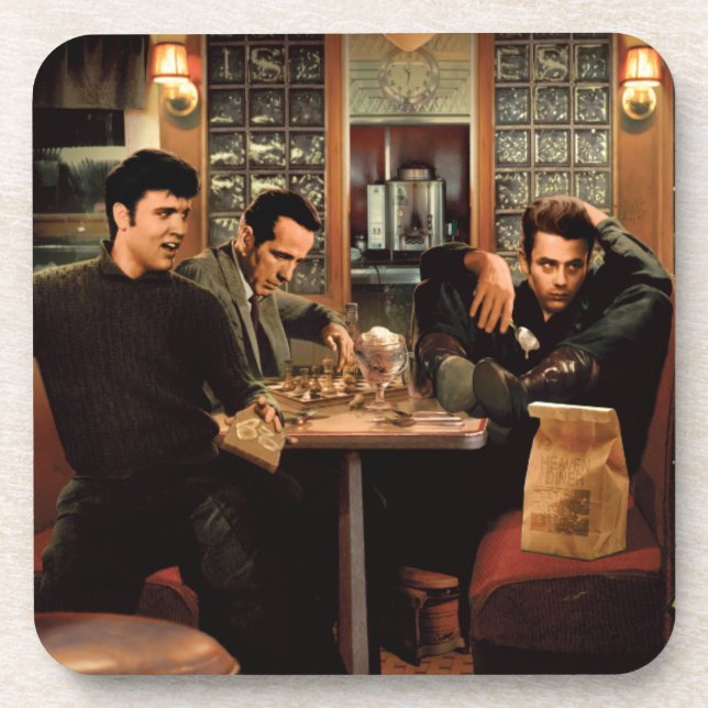 Blue Plate Coaster (Front)