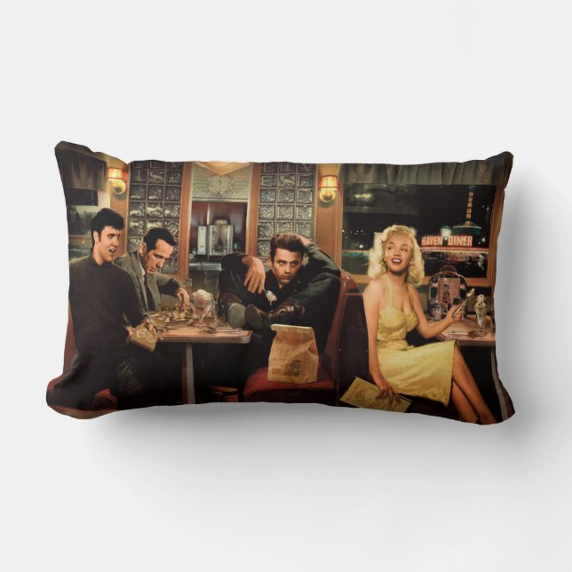 Blue Plate Lumbar Cushion (Front)