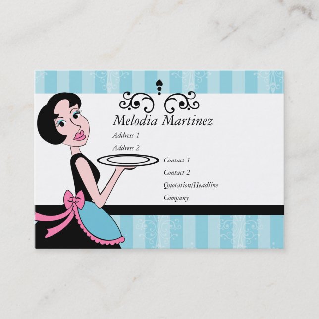 Blue Plate Special Business Card (Front)