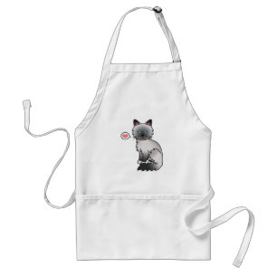 Blue Point Birman / Ragdoll Cat Love Standard Apron