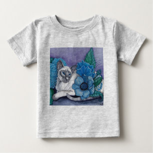 Blue Point Siamese cat Baby T-Shirt