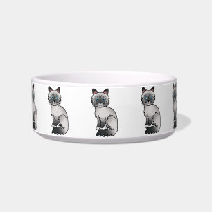 Blue Point Tabby Birman / Ragdoll Cat Bowl