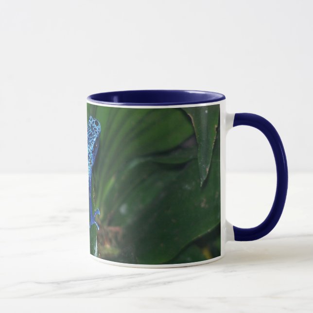 Blue Poison Arrow Frog Portrait Mug (Right)