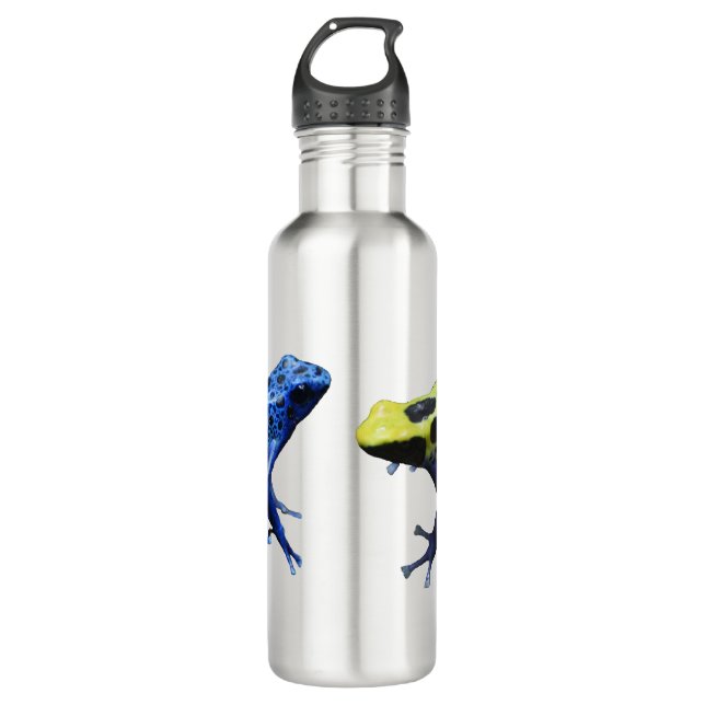 Blue Poison Dart Frog 710 Ml Water Bottle (Front)