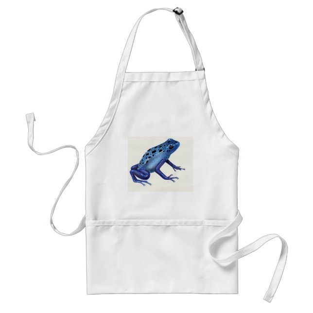 Blue Poison Dart Frog Apron (Front)