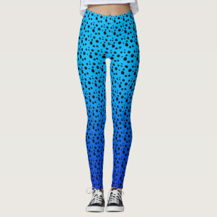 Blue Poison Dart Frog Leggings