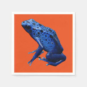 Blue Poison Dart Frog Napkin