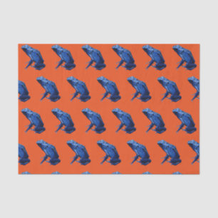 Blue Poison Dart Frog Tissue Paper