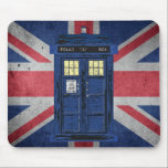 Blue Police Public Call Box - UK Time Travel 1 Mouse Pad<br><div class="desc">Costume design by EDDA Froehlich. It's for Whovians, England, science fiction nerds, Blue Police Public Call Box and Doctor lovers. A perfect gift as an expression of thanks, surprise just for fun or for birthday, Christmas and other special days. Have fun and enjoy this Blue Police Public Call Box costume...</div>