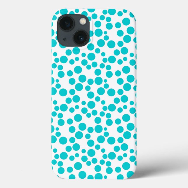 Blue polka dot  Case-Mate iPhone case (Back)