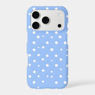Blue Polka Dot iPhone Case Classic Coquette