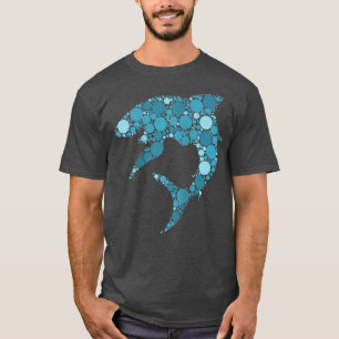 Blue Polka Dot Shark International Dot Day  T-Shirt