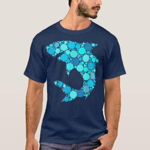 Blue Polka Dot Shark International Dot Day T-Shirt