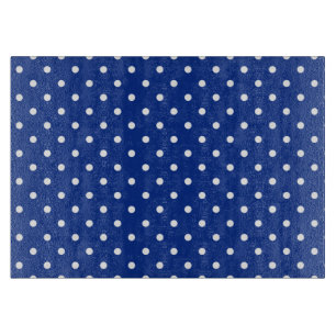 Blue Polka Dots Cutting Board