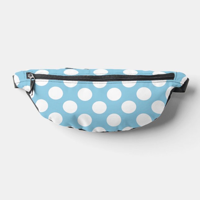 Blue Polka Dots, Polka Dot Pattern, Dots, Dotted Bum Bags (Lay Down)