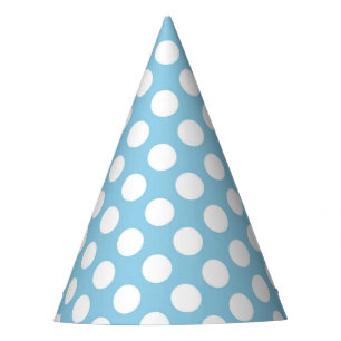 Blue Polka Dots, Polka Dot Pattern, Dots, Dotted Party Hat