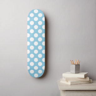 Blue Polka Dots, Polka Dot Pattern, Dots, Dotted Skateboard