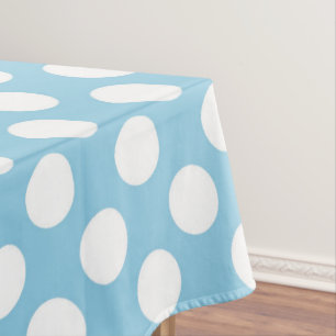 Blue Polka Dots, Polka Dot Pattern, Dots, Dotted Tablecloth