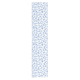 Blue Polka Dots Short Table Runner