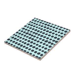 Blue Polka Dots Tile