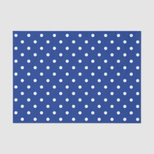 Blue Polka Dots Tissue Paper