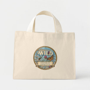 Blue Pollinator Wild Garden Custom Tote Bag