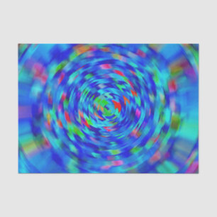 Blue Pond Ripple Tissue Paper