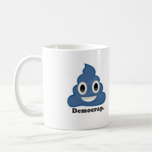 Blue Poo Democrap - Coffee Mug