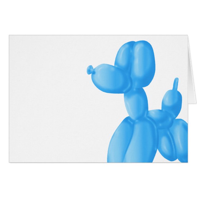 Blue Poodle (Front Horizontal)