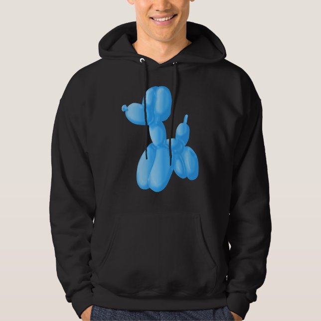 Blue Poodle Hoodie (Front)