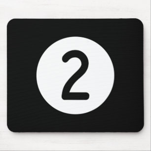 Blue Pool Ll Number Two Billiards Snooker Billard  Mouse Pad