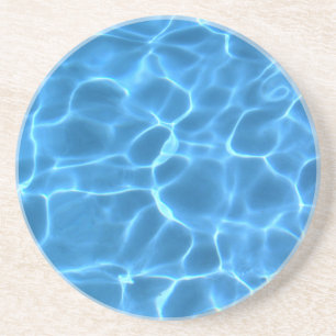 Blue Pool Pattern Coaster