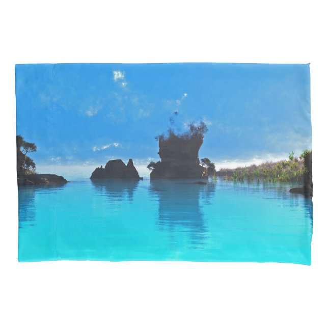 Blue Pool Pillowcase (Front)