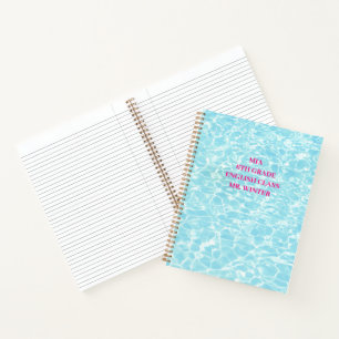 Blue Pool School Classroom Notebook