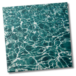 Blue Pool Water Ceramic Tile