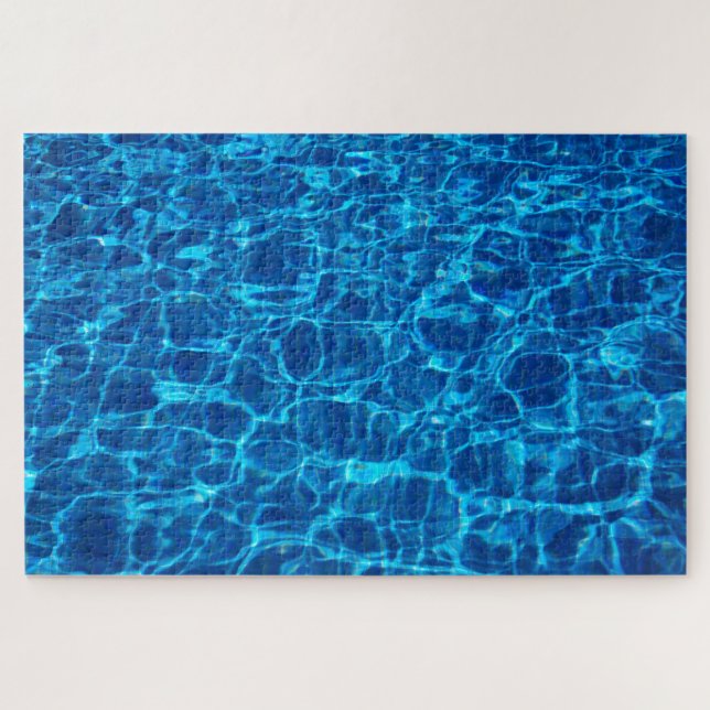Blue Pool Water Jigsaw Puzzle (Horizontal)