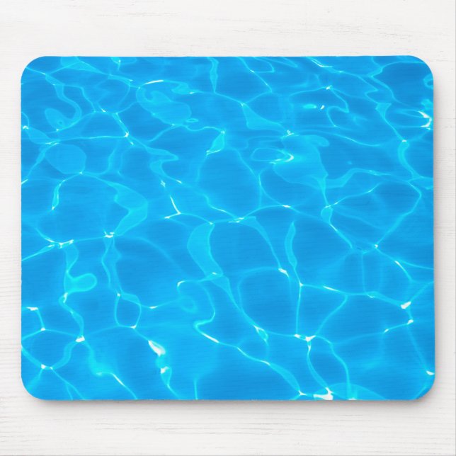 Blue Pool Water Mouse Pad (Front)