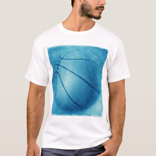 Blue Pop Art Basketball T-Shirt