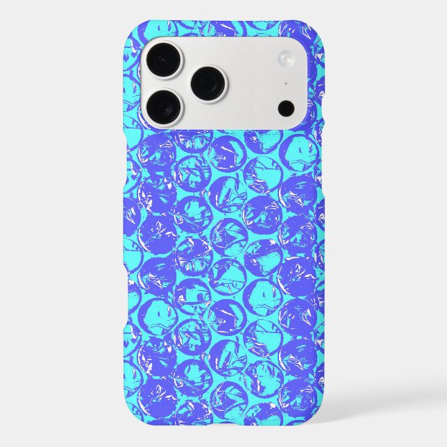 Blue pop art bubble wrap (Back)