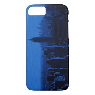 Blue Pop Art New York City iPhone 7 Case