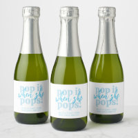 Blue Pop It When She Pops Baby Shower Favour