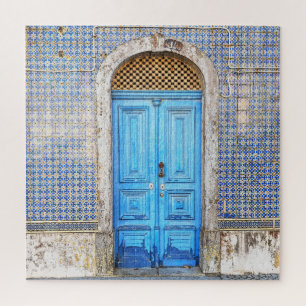 Blue Portugal Door Jigsaw Puzzle