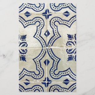Blue, Portuguese Tiles Stationery