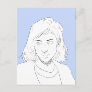 Blue Postcard