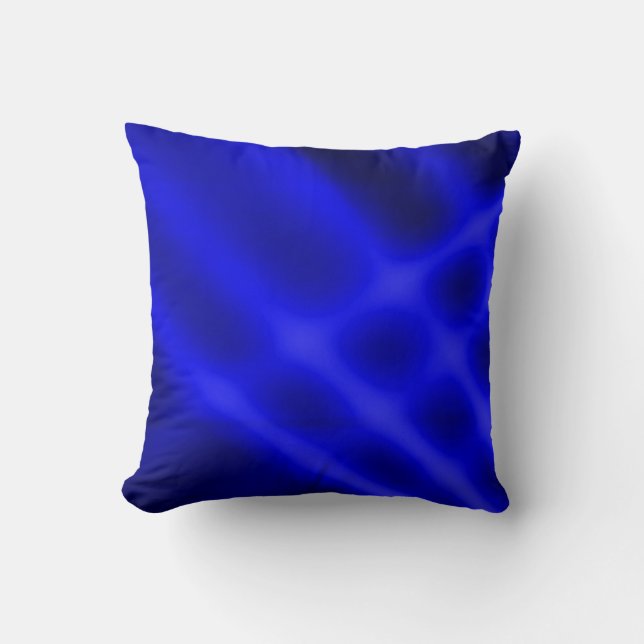 Blue Pots Light Rays Art Design Cushion (Front)