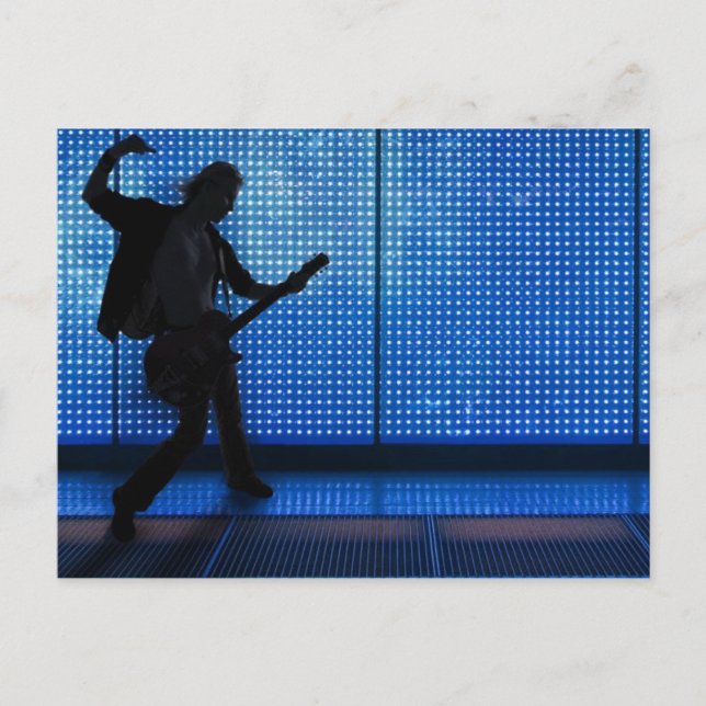 BLUE POWER CHORD- Postcard (Front)