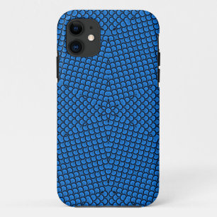 Blue Preppy Argyle Pattern iPhone 11 Case