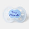 Blue Prince Personalised Name Baby Boy Pacifier